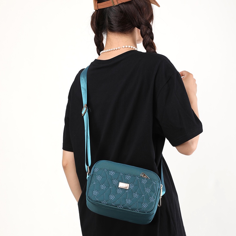 Túi Đeo Chéo Vai Bằng Vải Nylon Chống Nước Phong Cách Hàn Quốc Beg Tangan Wanita Murah Beg Silang Perempuan Dành Cho Nữ