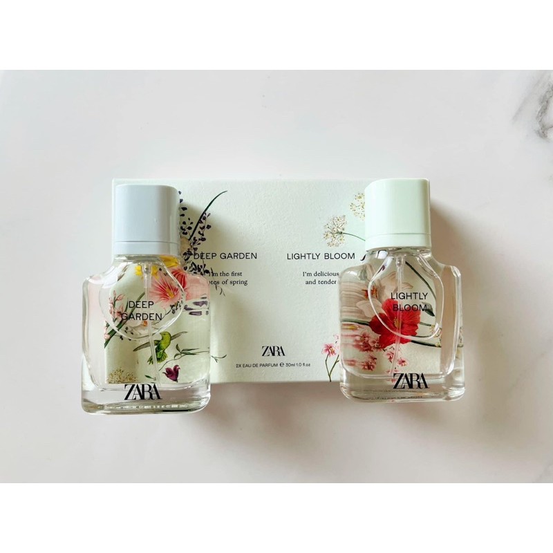 SET NƯỚC HOA ZARA- LIGHTY BLOOM- DEEP GARDEN 60ML