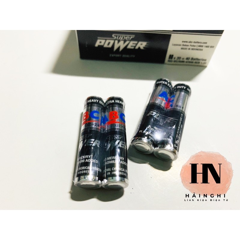 PIN AAA  - Size Nhỏ ABC Super Power 1.5V Hộp 40 Viên-Pin Dùng Cho Remote