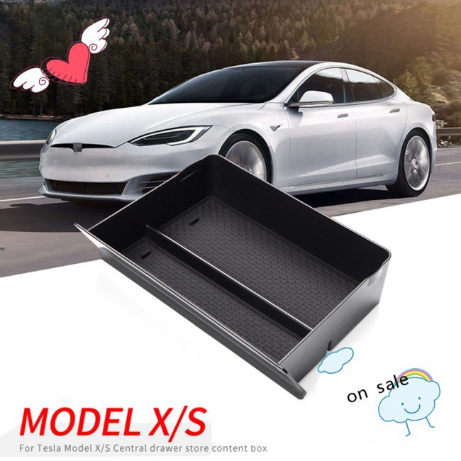 Box Drawer Tray For Tesla Model S/ Storage Console Car Center Style