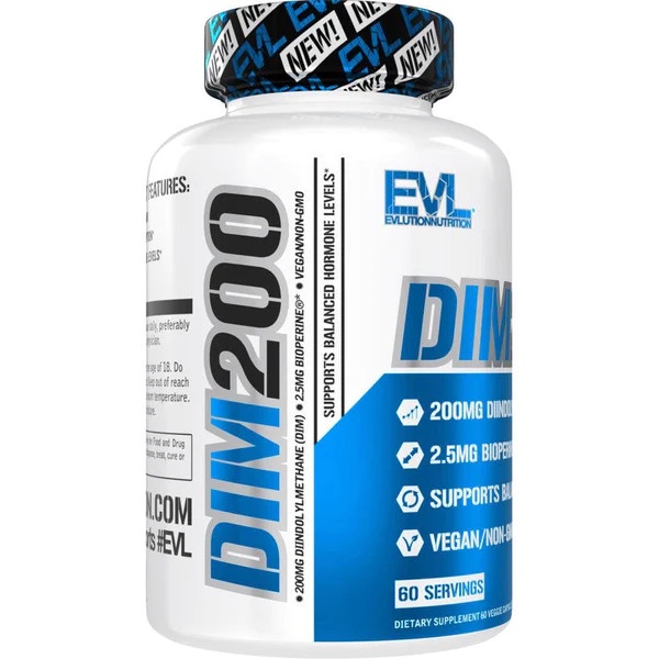 EVL DIM 200 | Viên Uống Cân Bằng Hóc Môn Testosterone Và Estrogen Cho Nam Và Nữ 60 Viên
