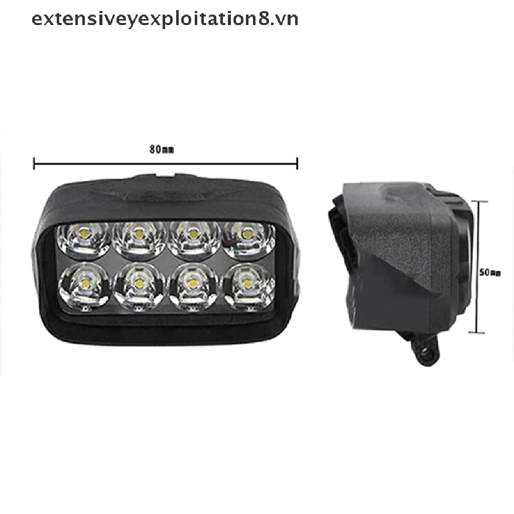 1 Đèn Pha 8 Bóng LED Siêu Sáng Chất Lượng Cao Cho Xe Hơi Xe Máy