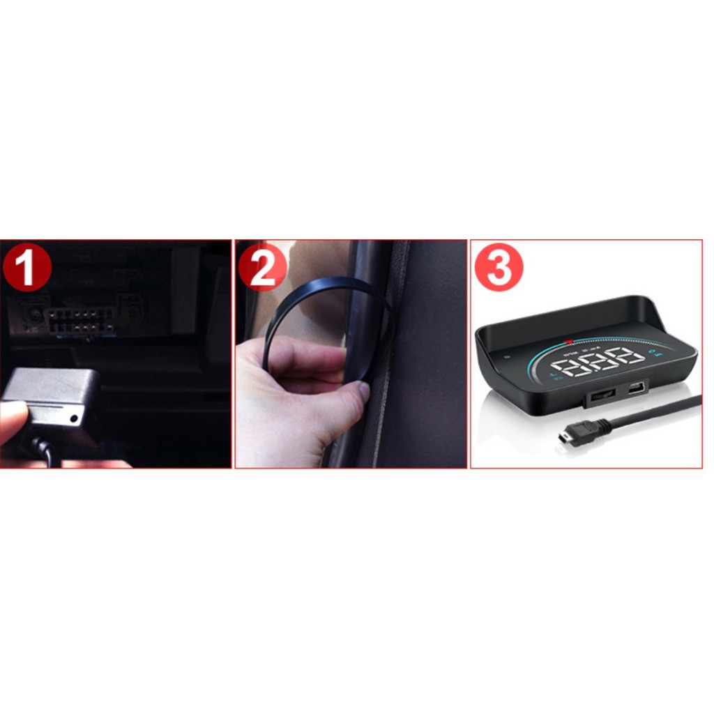 ⚡️FLASH SALE⚡️ Thiết bị hiển thị tốc độ trên kính lái HUD dành cho ô tô xe hơi sử dụng cổng OBD2 tiện lợi và hiện đại