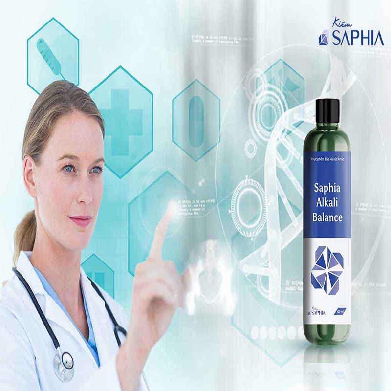 Combo 1 chai KIỀM SAPHIA X300, 1 chai X50, 1 chai Kiềm Cân bằng, 1 chai Kiềm Xương Khớp hoàn toàn từ thảo dược