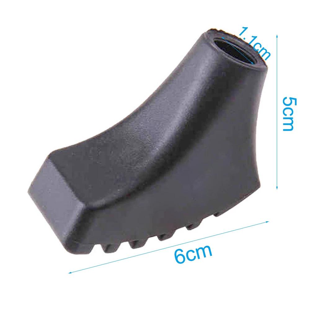 Nắp Cao Su Màu Đen Gắn Gậy Đi Bộ Đường Dài Leo Núi Tiện Dụng