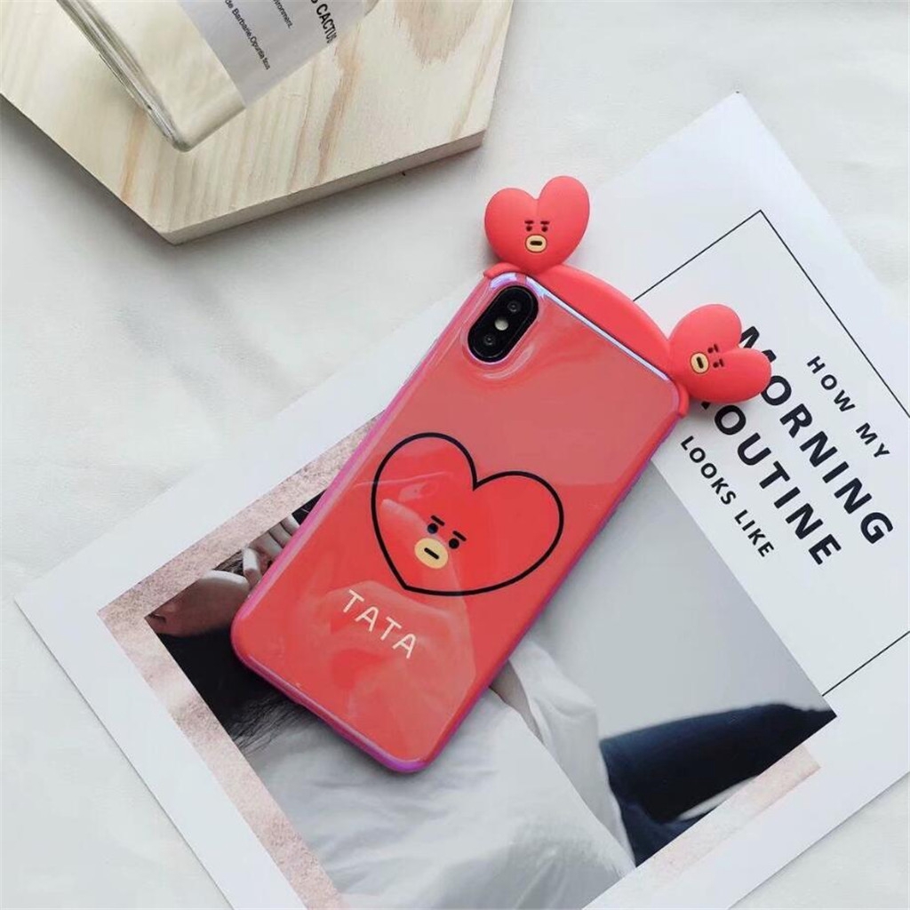Bangtan Boys BtsTATA Slim Silicone TPU Soft Phone Case For iPhone | BigBuy360 - bigbuy360.vn