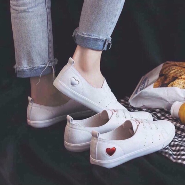 Giày thể thao nữ trái tim (ảnh thật ở cuối link)