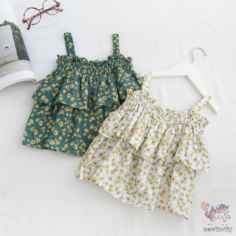 Áo Thun Sát Nách Thời Trang Mùa Hè Cho Bé Gái