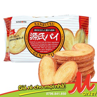 Bánh mì quy bơ nướng cánh bướm Sanritsu Nhật Bản 180g