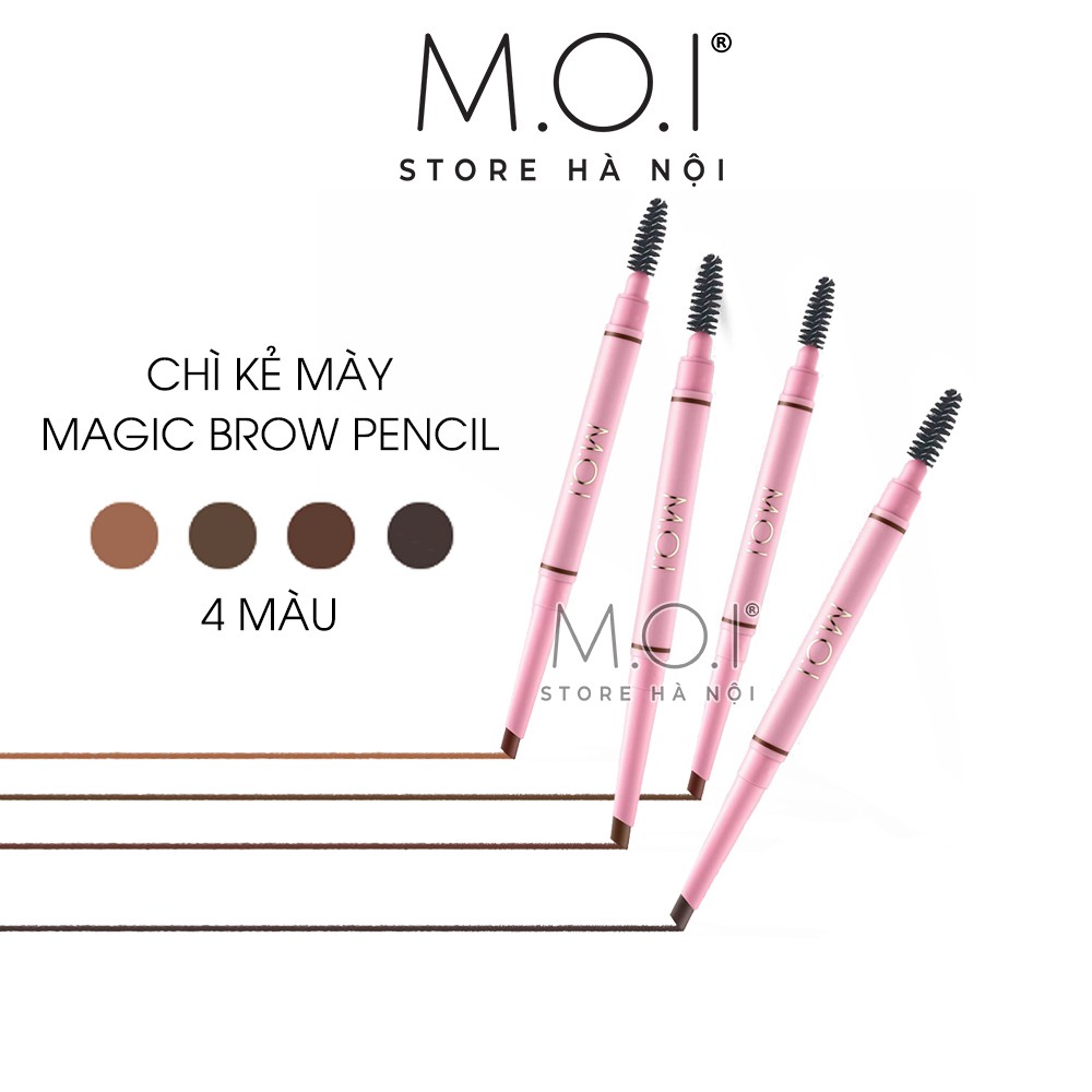 Chì kẻ mày ♥️ Magic Brow Pencil M.O.I  ♥️ Chì kẻ mày eyebrow Hồ Ngọc Hà Mỹ phẩm MOI Cosmetics | BigBuy360 - bigbuy360.vn