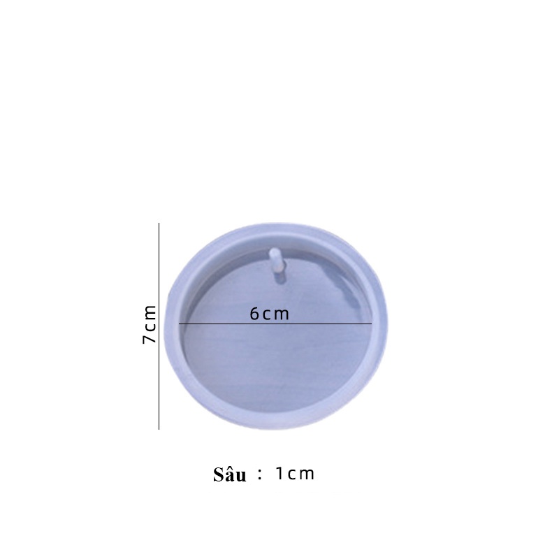 Khuôn silicon làm mặt dây chuyền hình học