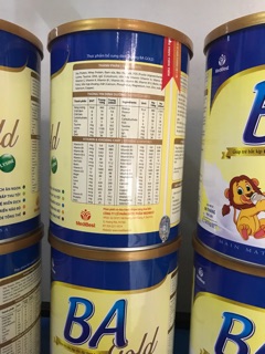 SỮA BỘT BA GOLD 900g