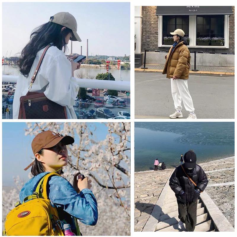 Nón Lưỡi Trai Paul polo Mềm Mại Viền Cong Màu Nâu Nhạt Phong Cách Hàn Quốc Thời Trang Cho Nam Và Nữ