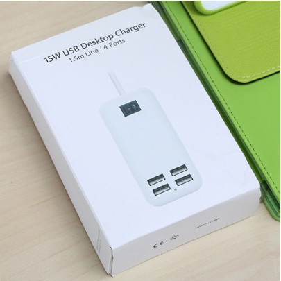 [ xả kho ] C96  Ổ Cắm Sạc 4 Cổng USB 5V-3A (15W)  - Ổ Cắm USB Có Công Tắc Bật Tắt Điện - od