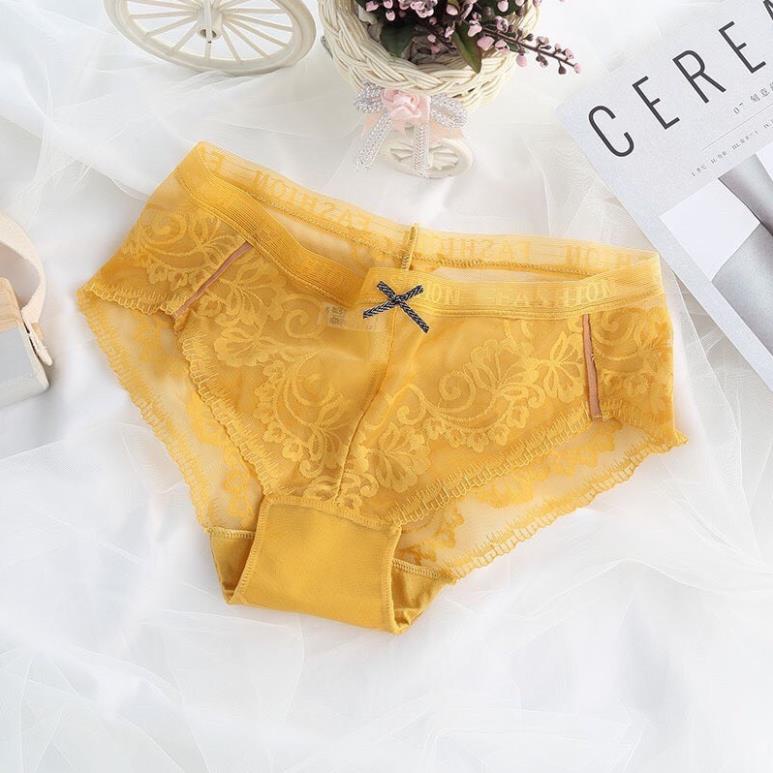 Quần Lót Ren Cao Cấp Mềm Mại Phối Nơ Kháng Khuẩn Sexy Gợi Cảm ❤️ 2248 - LADY