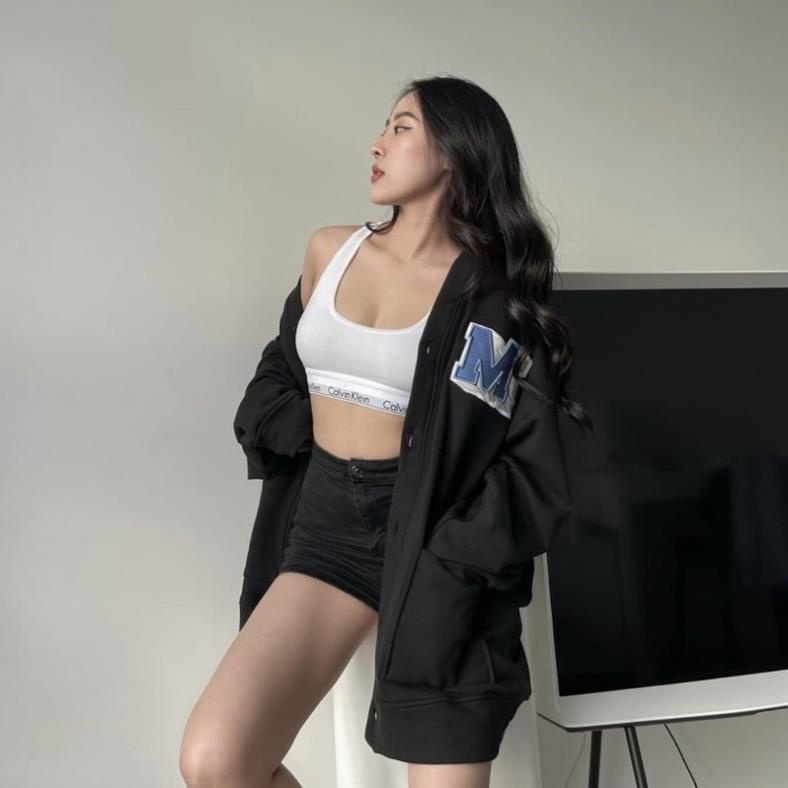 ☘️Áo cardigan nỉ bông cotton unisex dưới 85kg gấu store- Thêu logo M missout