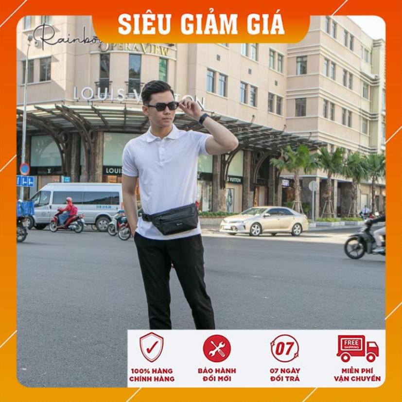 Túi bao tử, túi đeo chéo nam mini Rainbow BG005 chất vải trượt nước đơn giản , nhỏ gọn , thời trang | BigBuy360 - bigbuy360.vn