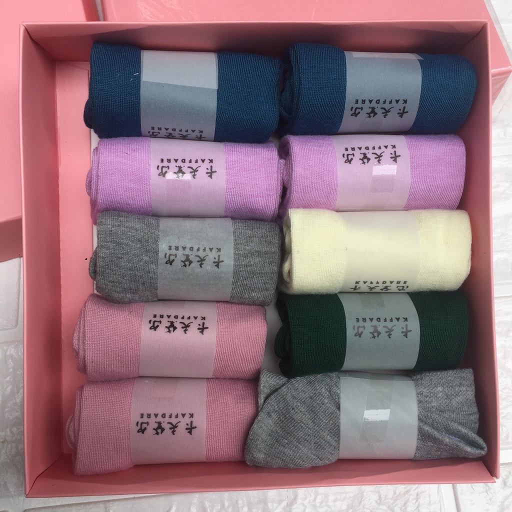 Hộp 10 Đôi Tất Chống Thối Chân Nữ Nhiều Màu Sắc