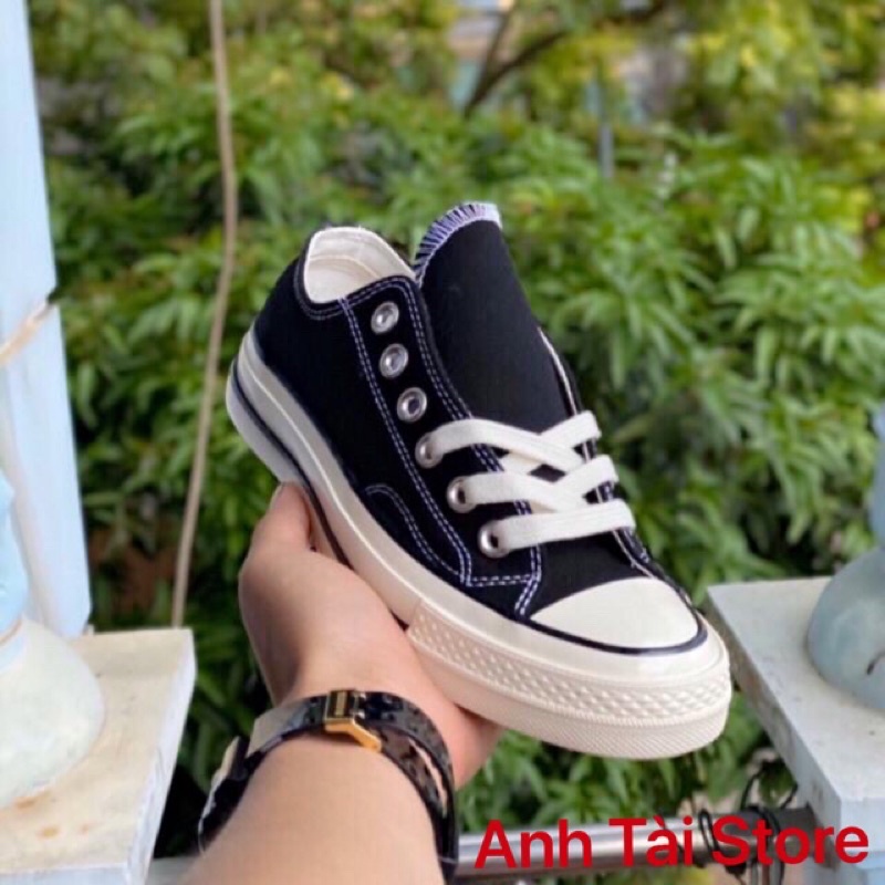 Giày thể thao Sneakers cổ cao và thấp cổ nam nữ đế cao su chống trơn trượt thoáng khí tăng chiều cao phong cách CV 1970