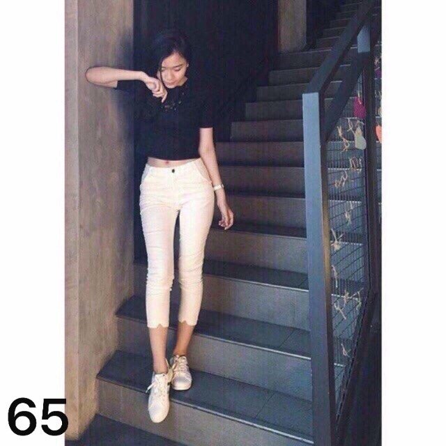 Quần kaki skinny lưng cao siêu co giãn | BigBuy360 - bigbuy360.vn