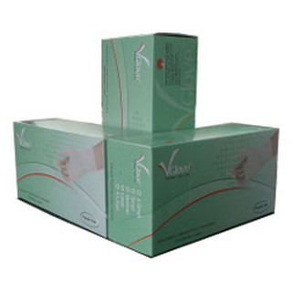 Bao tay không bột Vglove Khải Hoàn hôp 100 chiếc màu trắng size S