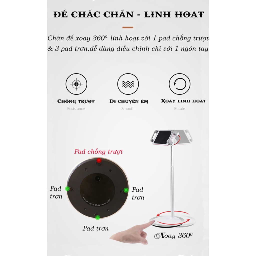 Giá đỡ máy tính bảng điện thoại đa năng ProTab S3