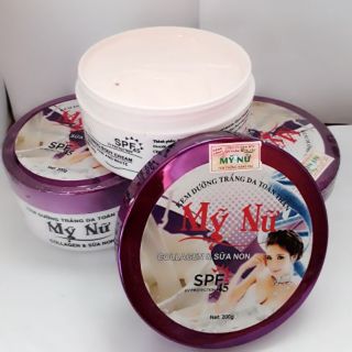 Kem dưỡng trắng da toàn thân Mỹ Nữ 200g Màu tím