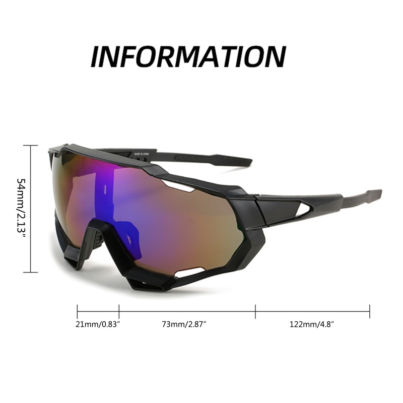 Kính Mát Chống Tia UV Dùng Khi Đi Xe Đạp / Câu Cá Dành Cho Nam Và Nữ