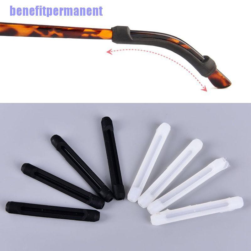 Benefitpermanent✹★ 2 Cặp Móc Tai Bằng Silicone Chống Trượt Cho Mắt Kính