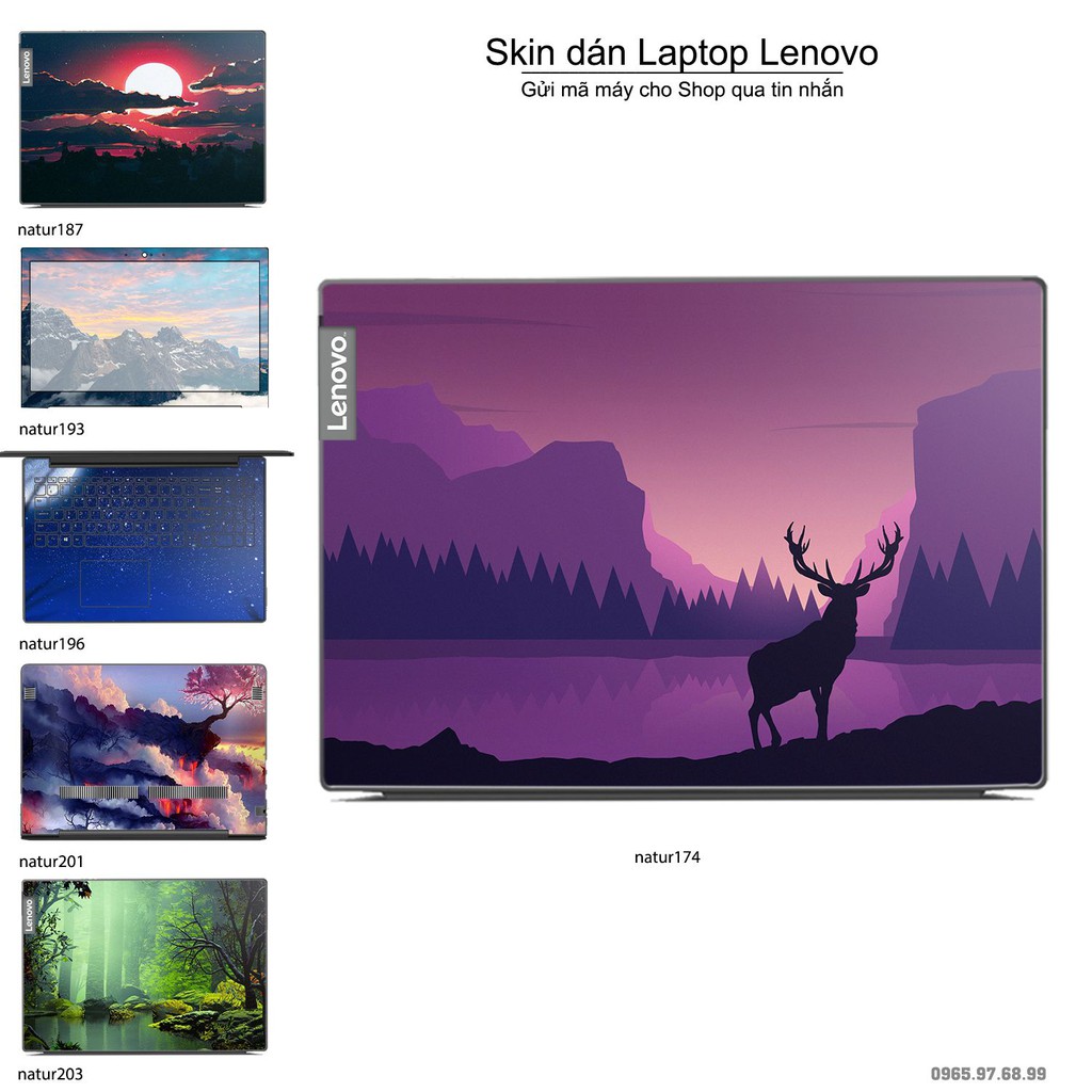 Skin dán Laptop Lenovo in hình thiên nhiên _nhiều mẫu 7 (inbox mã máy cho Shop)