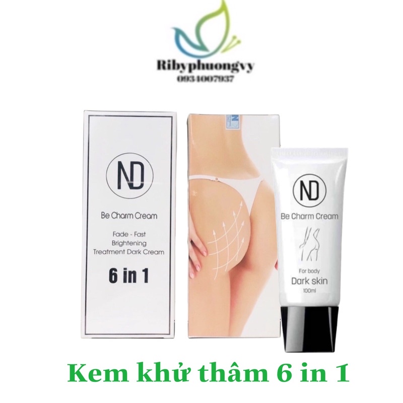 Kem khử thâm làm sáng da đa năng Nd be charm cream dark skin