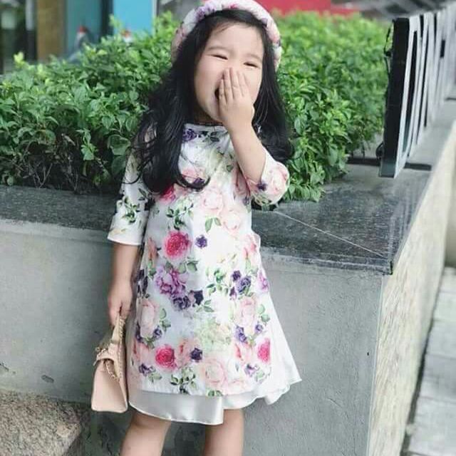 Áo dài bé gái 10-30kg