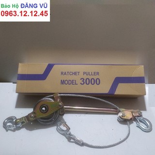 PA LĂNG LẮC TAY CÁP 3 TẤN, PA LĂNG CÁP LẮC TAY