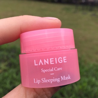 Mặt nạ môi Lip sleeping mák dưỡng ẩm cho môi, giúp môi hồng xinh hũ 3g Laneige