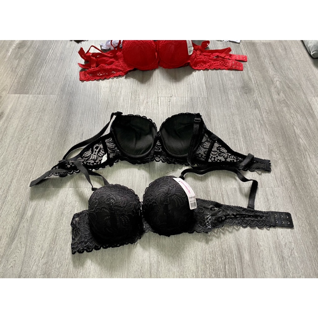 Áo lót ren Thái đệm dày nâng ngực đẩy ngực tạo khe 8382