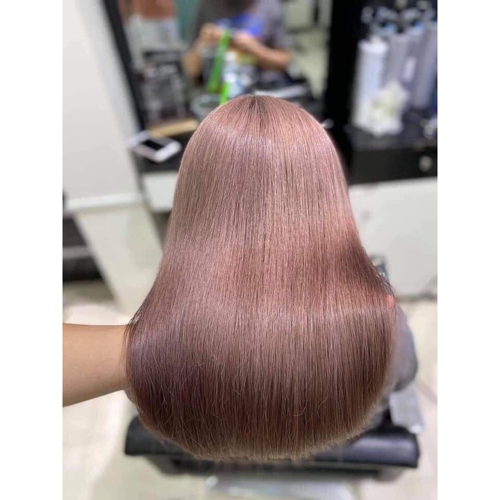 Màu nhuộm hồng trà sữa