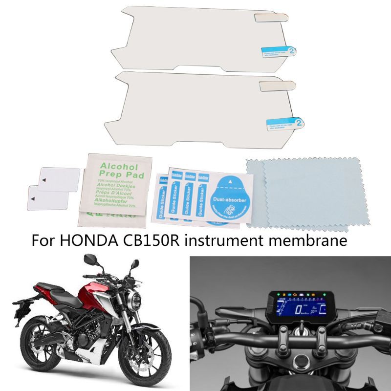 Miếng Dán Bảo Vệ Bảng Đồng Hồ Xe Máy Kèm Phụ Kiện Cho Honda Cb150R Cb300R