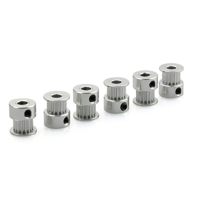 phụ kiện máy in 3D GT2-6mm 20 răng trục 5mm