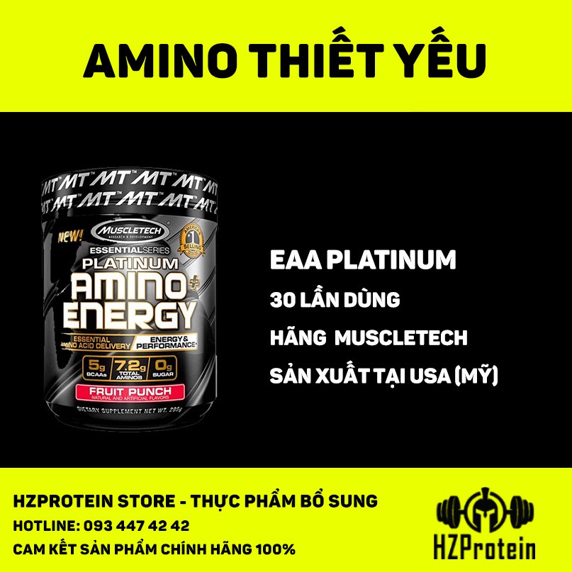 EAA - PHỤC HỒI VÀ PHÁT TRIỂN CƠ BẮP (30 LẦN DÙNG) chính hãng 600,000đ