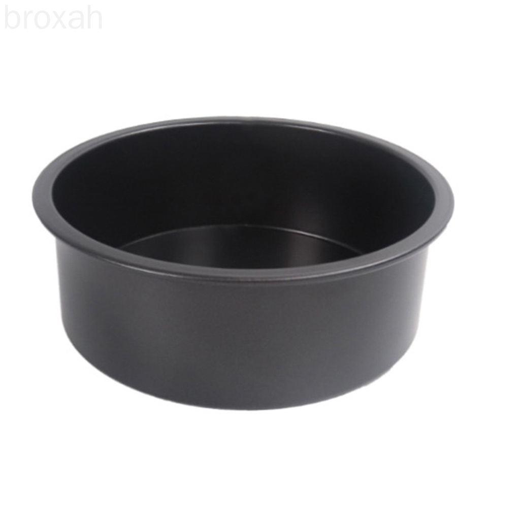Khuôn nướng bánh bằng thép carbon chống dính màu đen hình tròn có thể tháo rời