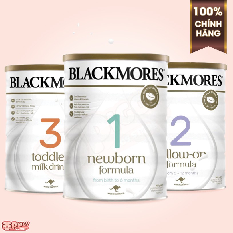 🌿[Date Mới] Sữa Blackmores đủ số 1, 2, 3 900g của Úc