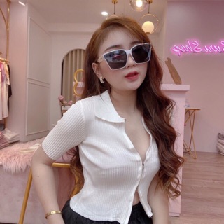 Áo thun gân len dây kéo 💞💞💞ch
