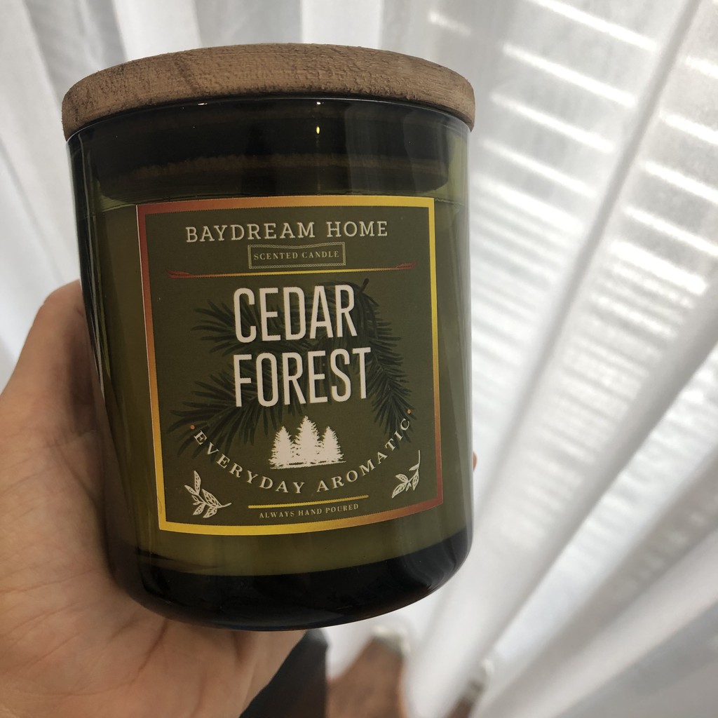 Nến thơm Cedar Forest - hương gỗ tuyết tùng