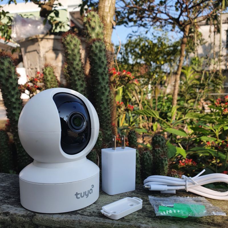 Camera wifi giám sát Tuya thông minh trong nhà 2.0 mpx đàm thoại xoay 360 độ app Smartlife camera Tuya IP camera