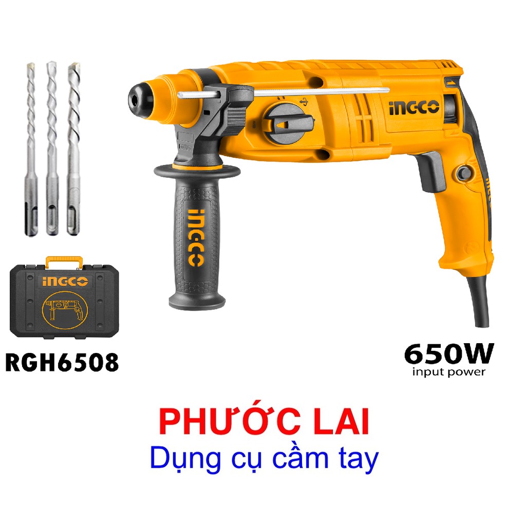 22mm Máy khoan động lực 650W INGCO RGH6508