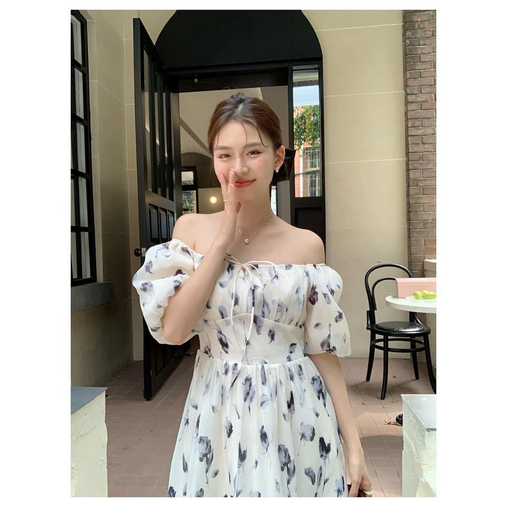 Đầm Hoa Phong Cách Pháp Thanh Lịch Mùa Hè Kiểu Mới 62432