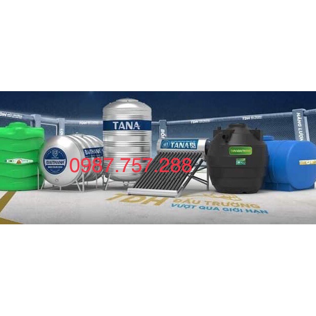 Bồn nhựa Tân á 1000L. Bồn 3 lớp, nhựa an toàn