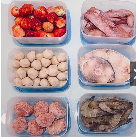 Bộ 6 hộp trữ đông 650ml Tupperware