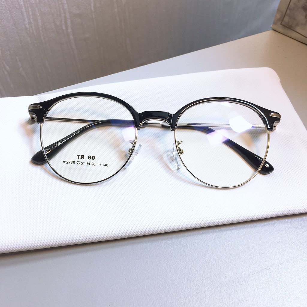 [Mã SKAMCLU7 giảm 10% cho đơn từ 0Đ] Gọng kính tròn 2736 nhận cắt cận viễn loạn | BigBuy360 - bigbuy360.vn