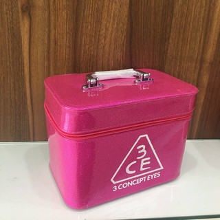Cốp Đựng Mỹ Phẩm 3CE Số 1 Da Bóng